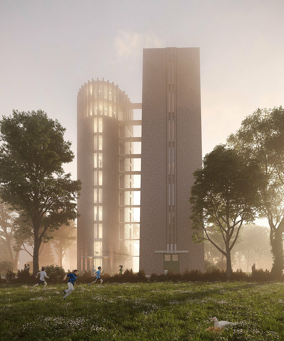 Renovatie en uitbreiding monumentale watertoren Bad Zwischenahn Renovatie en uitbreiding monumentale watertoren Bad Zwischenahn