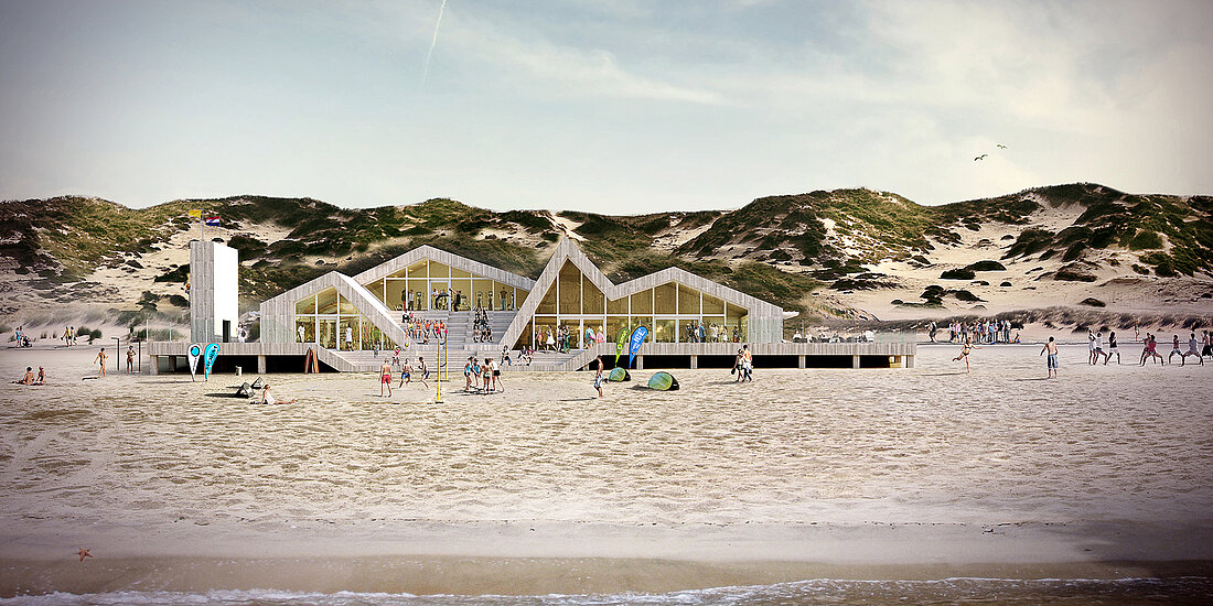 Nieuwbouw Strandpavillion Petten